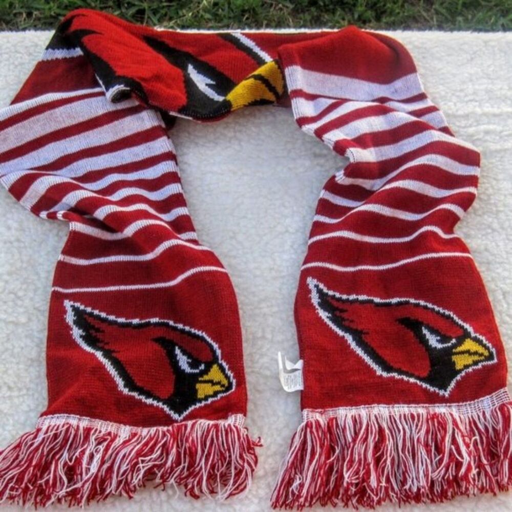 Forever Collectibles Arizona Cardinals Scarf Unisex Football Fan Gear